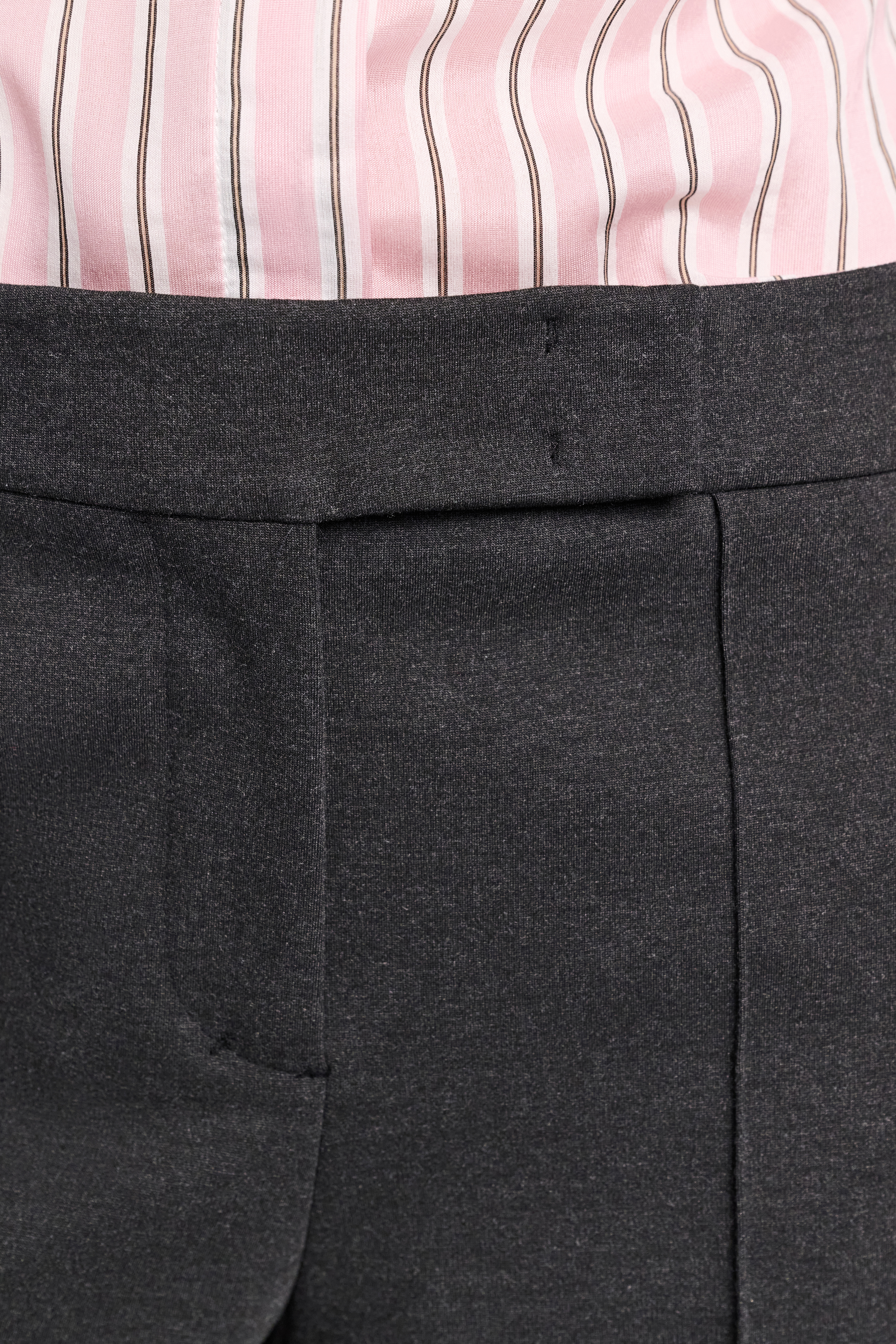 Dorothee Schumacher Wide leg pants in Punto Milano charcoal melange